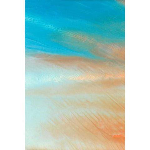 Neptune Sky III White Modern Wood Framed Art Print by Lam, Vanna
