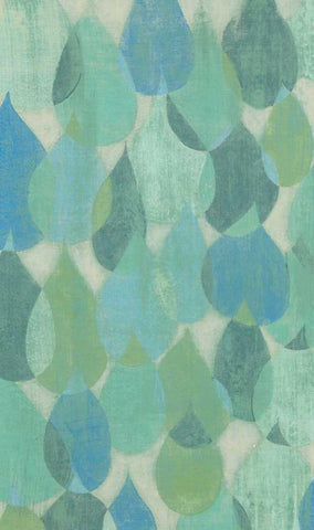 Rain Drops I Black Ornate Wood Framed Art Print with Double Matting by Popp, Grace