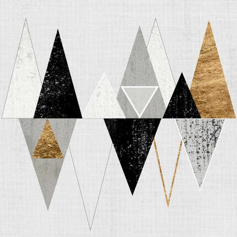 Range I Black Modern Wood Framed Art Print by Fagalde, Jarman
