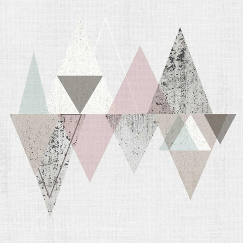 Amuse II Black Modern Wood Framed Art Print with Double Matting by Fagalde, Jarman