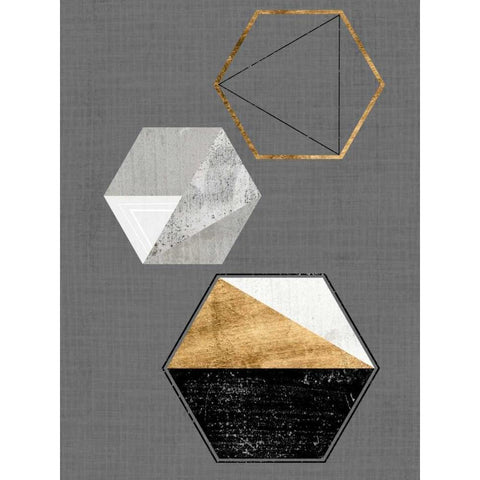 Gather II Gold Ornate Wood Framed Art Print with Double Matting by Fagalde, Jarman