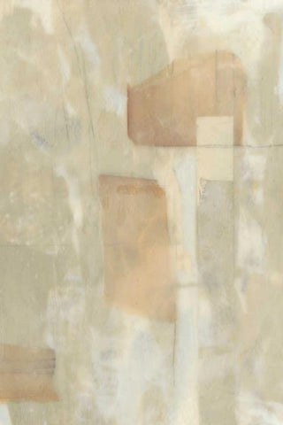 Transept II White Modern Wood Framed Art Print with Double Matting by Goldberger, Jennifer