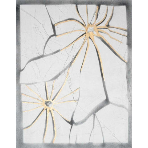 Glass Florets III Black Modern Wood Framed Art Print by Lam, Vanna
