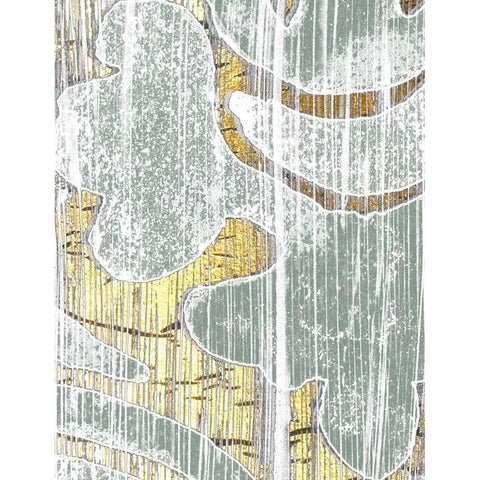 Oro Essence II White Modern Wood Framed Art Print by Vess, June Erica