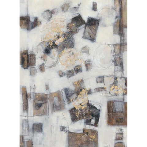 Mystic Universe II Gold Ornate Wood Framed Art Print with Double Matting by Crawford, Beverly