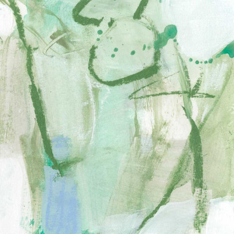 Olive II White Modern Wood Framed Art Print by Long, Christina