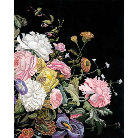 Baroque Diptych II Black Modern Wood Framed Art Print with Double Matting by McCavitt, Naomi