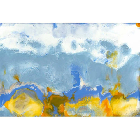 Sun Up I White Modern Wood Framed Art Print by Ludwig, Alicia