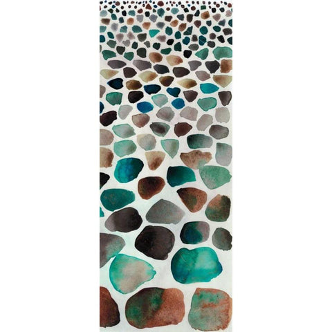 Stone Path II Black Modern Wood Framed Art Print by Ludwig, Alicia