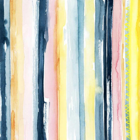 Sunset Stream II Black Modern Wood Framed Art Print with Double Matting by Popp, Grace