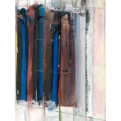 Art Notebook I White Modern Wood Framed Art Print by Fuchs, Jodi