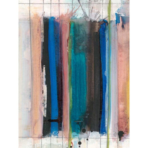 Art Notebook II White Modern Wood Framed Art Print by Fuchs, Jodi