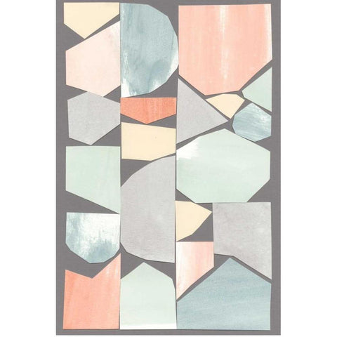 Rodondo I White Modern Wood Framed Art Print by Stramel, Renee W.