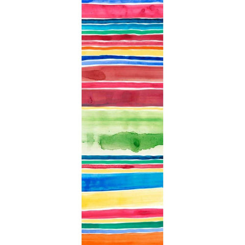 Cabana Panel II White Modern Wood Framed Art Print by Moore, Regina