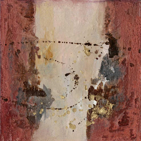 Early Autumn Abstract II White Modern Wood Framed Art Print by Combs, Joyce