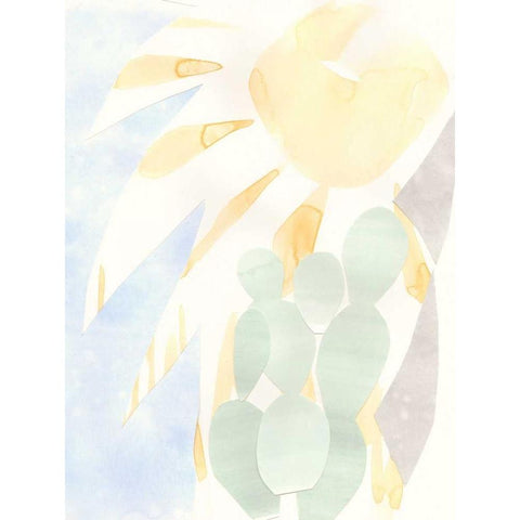 Painted Desert I White Modern Wood Framed Art Print by Stramel, Renee W.