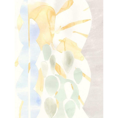 Painted Desert II Gold Ornate Wood Framed Art Print with Double Matting by Stramel, Renee W.