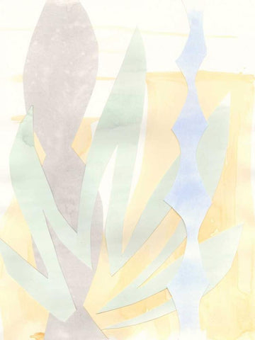 Painted Desert IV White Modern Wood Framed Art Print with Double Matting by Stramel, Renee W.