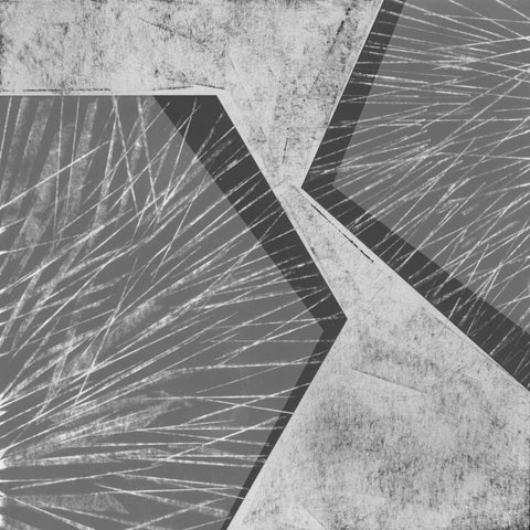 Orchestrated Geometry I Black Ornate Wood Framed Art Print with Double Matting by Chandler, Sharon
