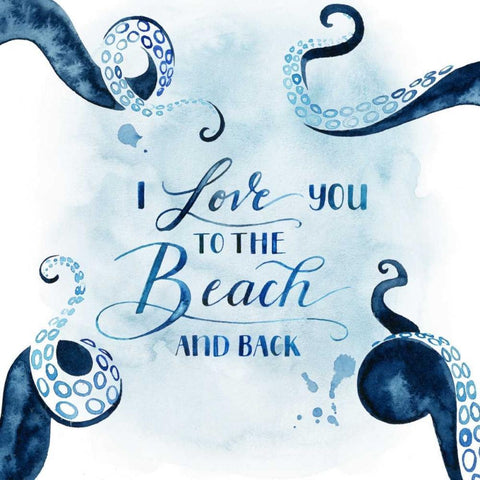 Sea Lovers IV Black Ornate Wood Framed Art Print with Double Matting by Popp, Grace