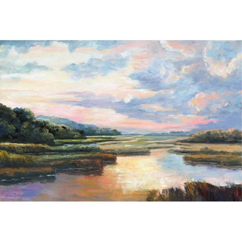 Enchanted Moment I White Modern Wood Framed Art Print by Brothers, Bonnec