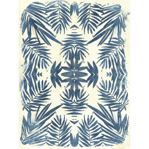 Tropical Kaleidoscope IV White Modern Wood Framed Art Print by Vess, June Erica