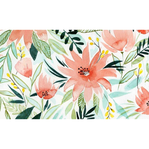Tropical Drift I Black Modern Wood Framed Art Print by Popp, Grace