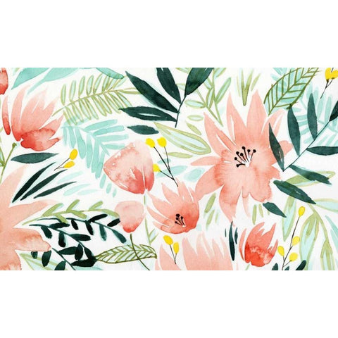 Tropical Drift IV Gold Ornate Wood Framed Art Print with Double Matting by Popp, Grace