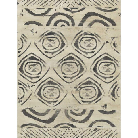 Pattern Bazaar VI White Modern Wood Framed Art Print by Vess, June Erica