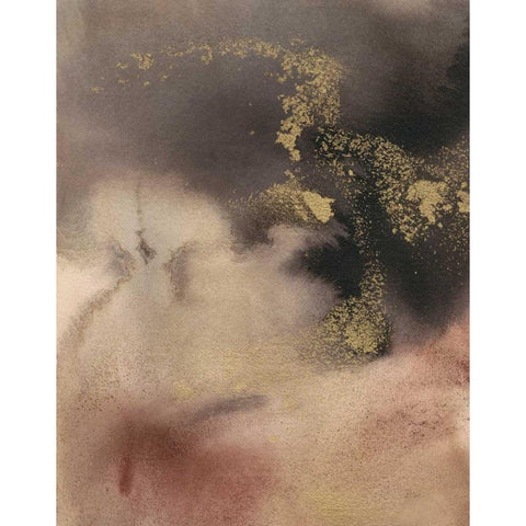 Mountain Seasons II Black Modern Wood Framed Art Print by Combs, Joyce