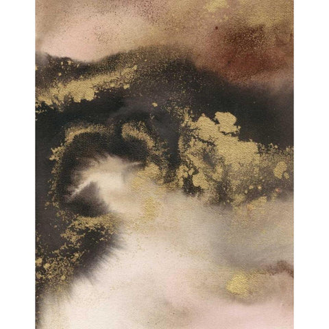Mountain Seasons III Black Modern Wood Framed Art Print by Combs, Joyce