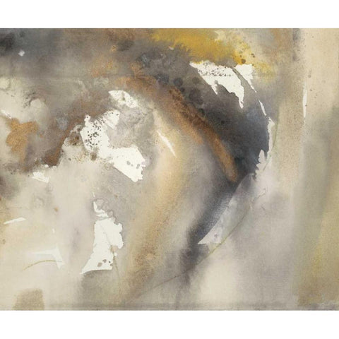 Waves in Motion I Black Modern Wood Framed Art Print with Double Matting by Combs, Joyce