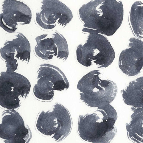 Stylus VI Black Ornate Wood Framed Art Print with Double Matting by Zarris, Chariklia