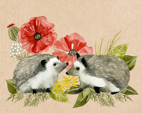 Grateful Heart II White Modern Wood Framed Art Print with Double Matting by Popp, Grace