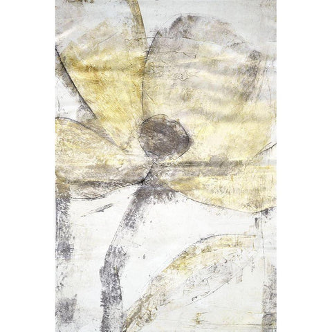 Une Fleur II White Modern Wood Framed Art Print by OToole, Tim