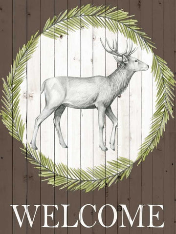 Woodland Walk I White Modern Wood Framed Art Print with Double Matting by Popp, Grace