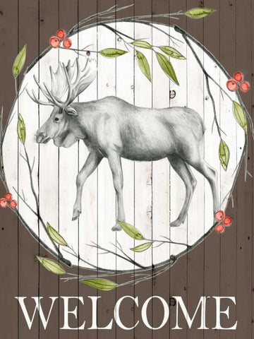 Woodland Walk II Black Ornate Wood Framed Art Print with Double Matting by Popp, Grace