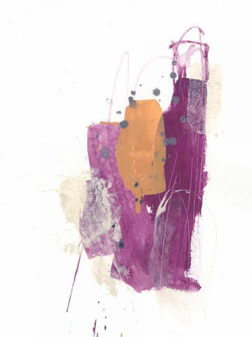 Slipstream I Black Ornate Wood Framed Art Print with Double Matting by Vess, June Erica