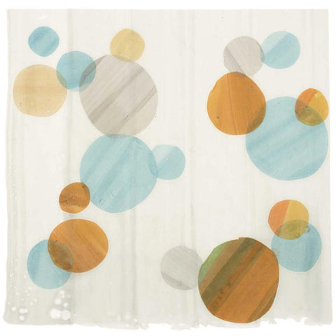 Evanescence 10 White Modern Wood Framed Art Print with Double Matting by Dag, Inc.