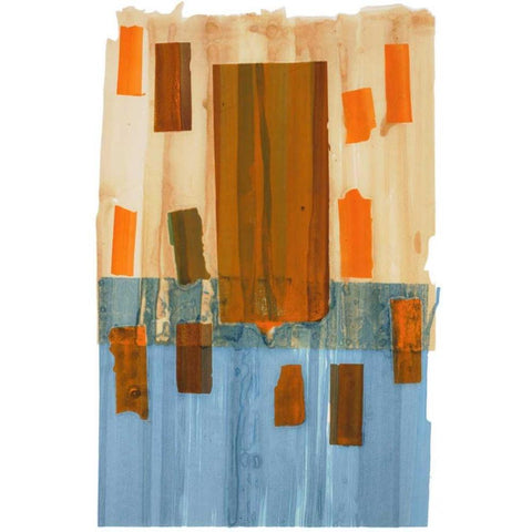 Evanescence 16 Black Modern Wood Framed Art Print by Dag, Inc.