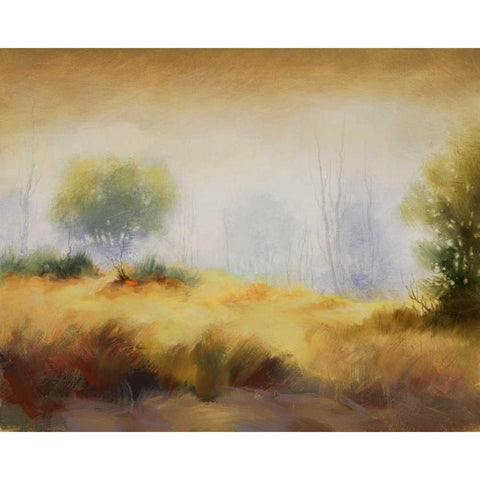 Hinterland 10 White Modern Wood Framed Art Print by Dag, Inc.