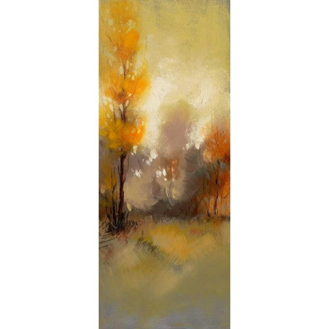 Hinterland 25 Black Modern Wood Framed Art Print with Double Matting by Dag, Inc.
