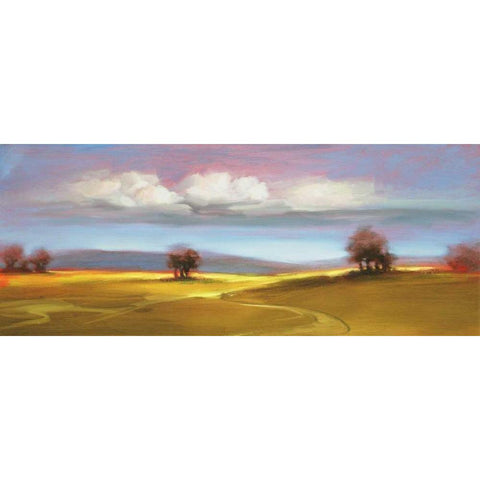 Landscape 106 Black Modern Wood Framed Art Print by Dag, Inc.
