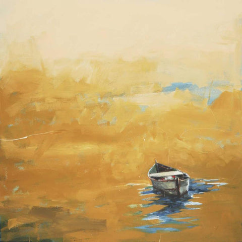 Set Sail 2 Black Modern Wood Framed Art Print by Dag, Inc.