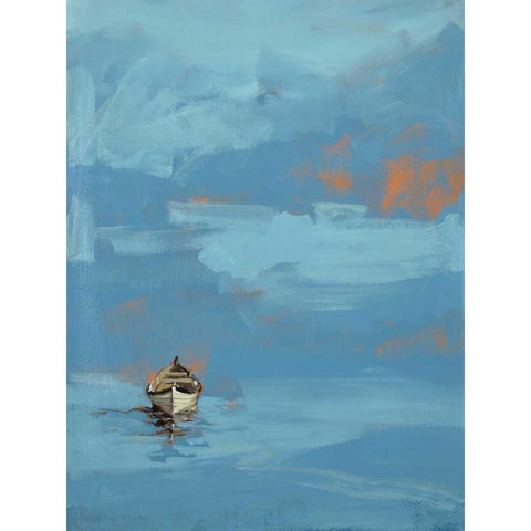Set Sail 8 White Modern Wood Framed Art Print by Dag, Inc.