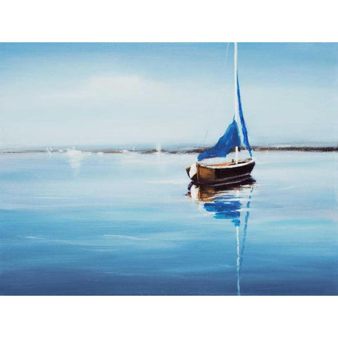 Set Sail 9 White Modern Wood Framed Art Print by Dag, Inc.