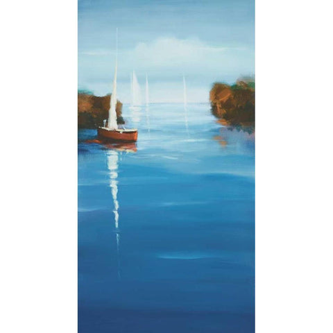 Set Sail 10 Gold Ornate Wood Framed Art Print with Double Matting by Dag, Inc.