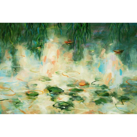 Solstice 9 White Modern Wood Framed Art Print by Dag, Inc.