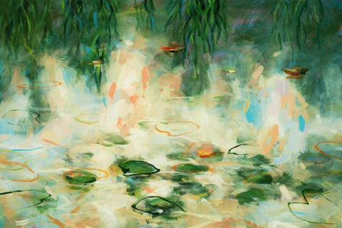 Solstice 9 Black Ornate Wood Framed Art Print with Double Matting by Dag, Inc.