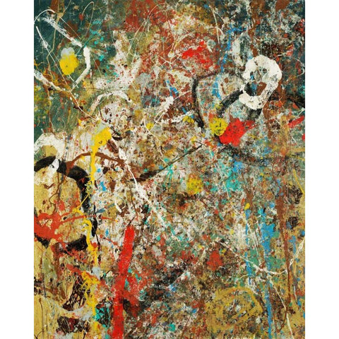 Tango 59 Gold Ornate Wood Framed Art Print with Double Matting by Dag, Inc.